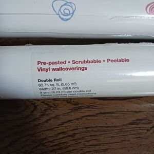 MARIMEKKO Vinyl Wallpaper Double Roll Crayon Scribble Youth Kids Room